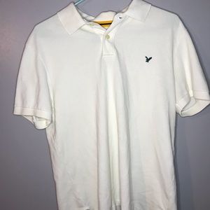 American Eagle Polo Shirt (white)